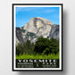 Yosemite Naitonal Park Poster Half Dome