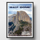 Yosemite National Park Poster-Half Dome