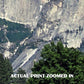 Yosemite National Park Poster-Half Dome with Blue Sky (Personalized)