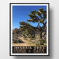 Joshua Tree National Park Poster, WPA Style, Hall of Horrors