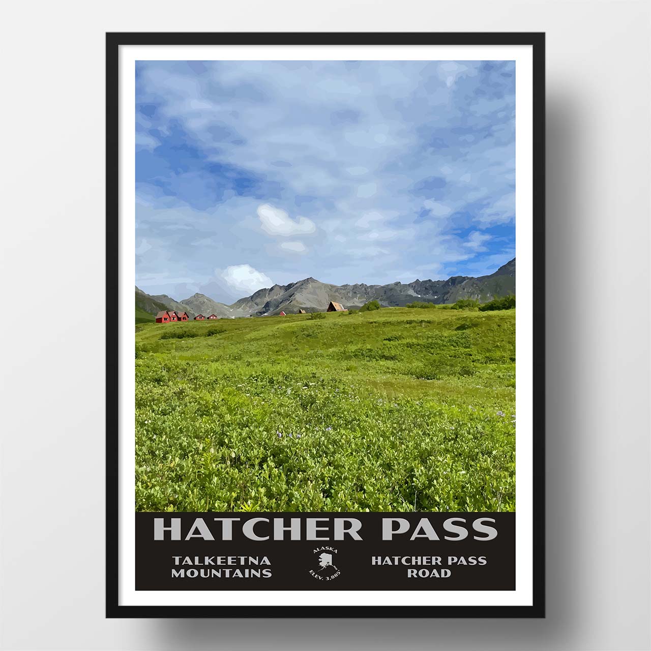 Hatcher Pass Poster-WPA