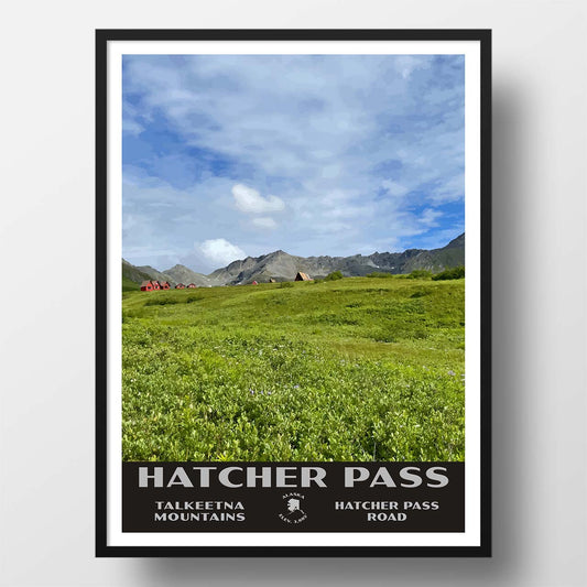 Hatcher Pass Poster-WPA (Hatcher Pass) (Alaska State)
