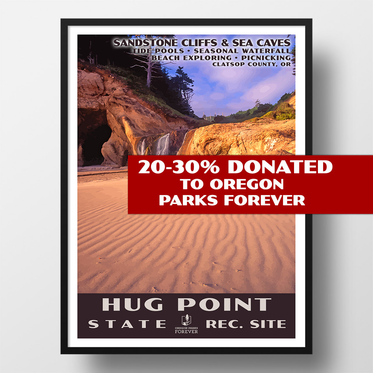 Hug Point State Recreation Area poster