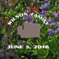 Olympic National Park Poster-Hurricane Ridge Wildflowers (Personalized)