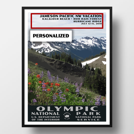 Olympic National Park poster
