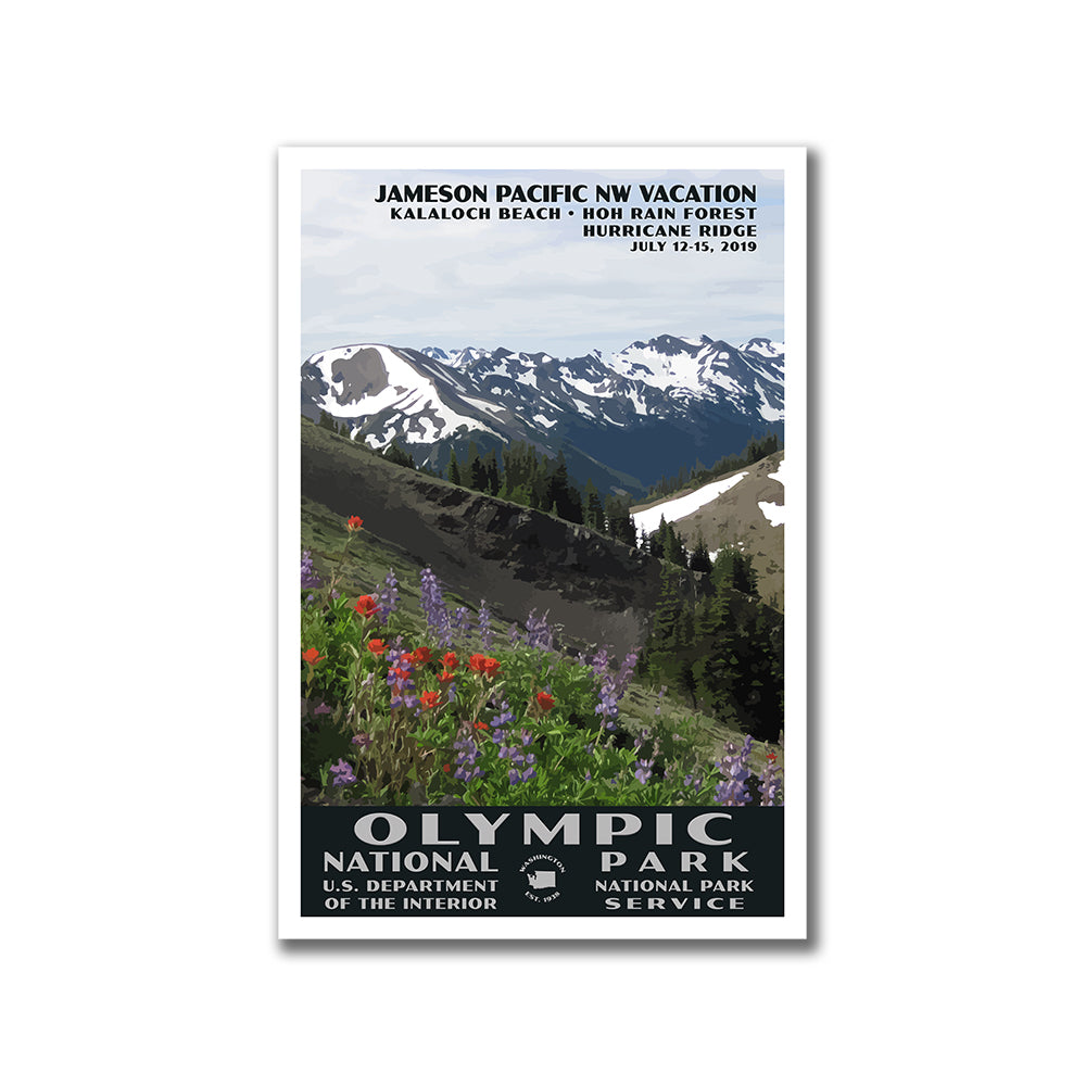 Olympic National Park poster