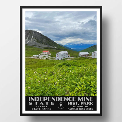 Indpendence Mine State Historical Park Poster-WPA (Independence Mine) (Alaska State)