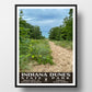 Indiana Dunes State Park Poster-WPA (Dunes Path)