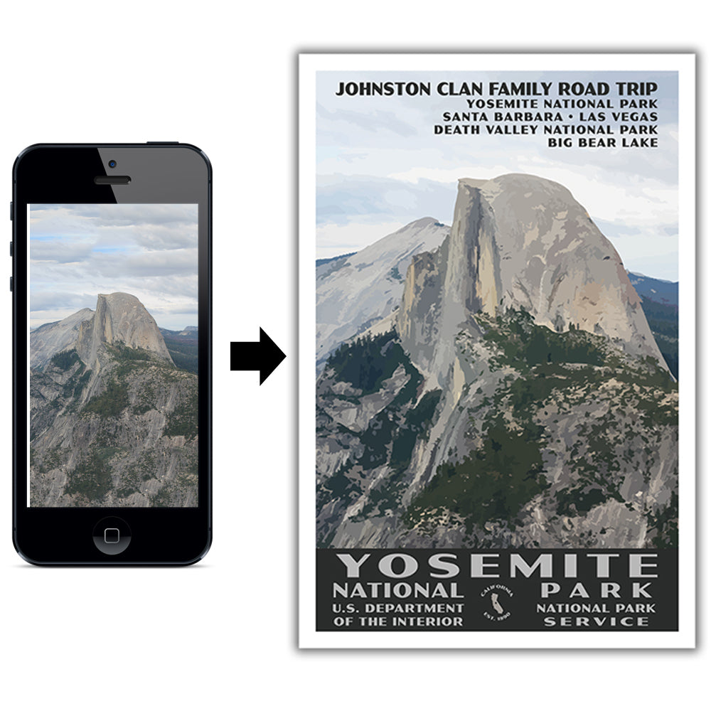 Custom National Park Poster / Custom Travel Poster