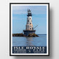 Isle Royale National Park Poster-WPA (Rock of Ages Lighthouse)