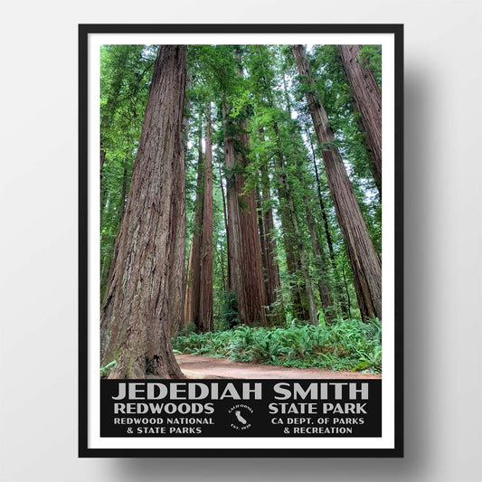 Jedediah Smith Redwoods State Park Poster-WPA
