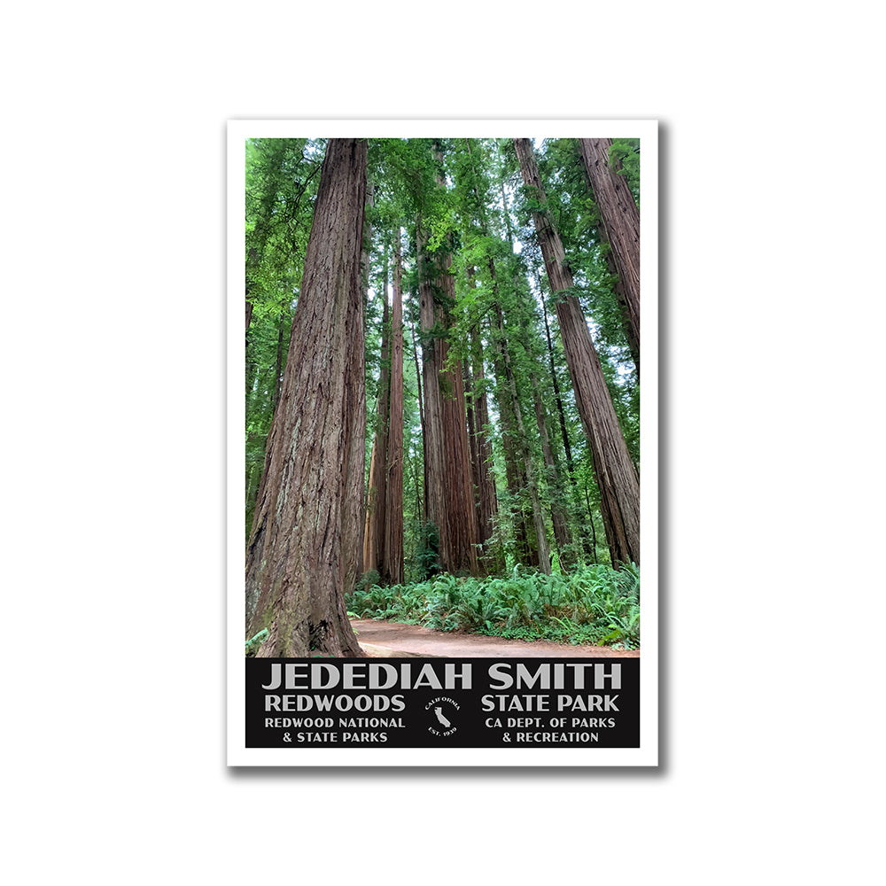 Jedediah Smith Redwoods State Park Poster-WPA