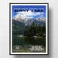 Grand Teton National Park Poster-Jenny Lake (Personalized)