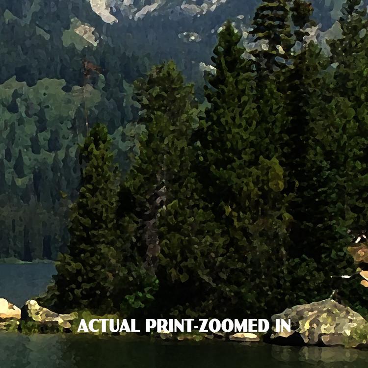 Grand Teton National Park Poster-Jenny Lake (Personalized)