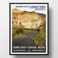 John Day Fossil Beds National Monument Poster - WPA (Cathedral Rock) - OPF