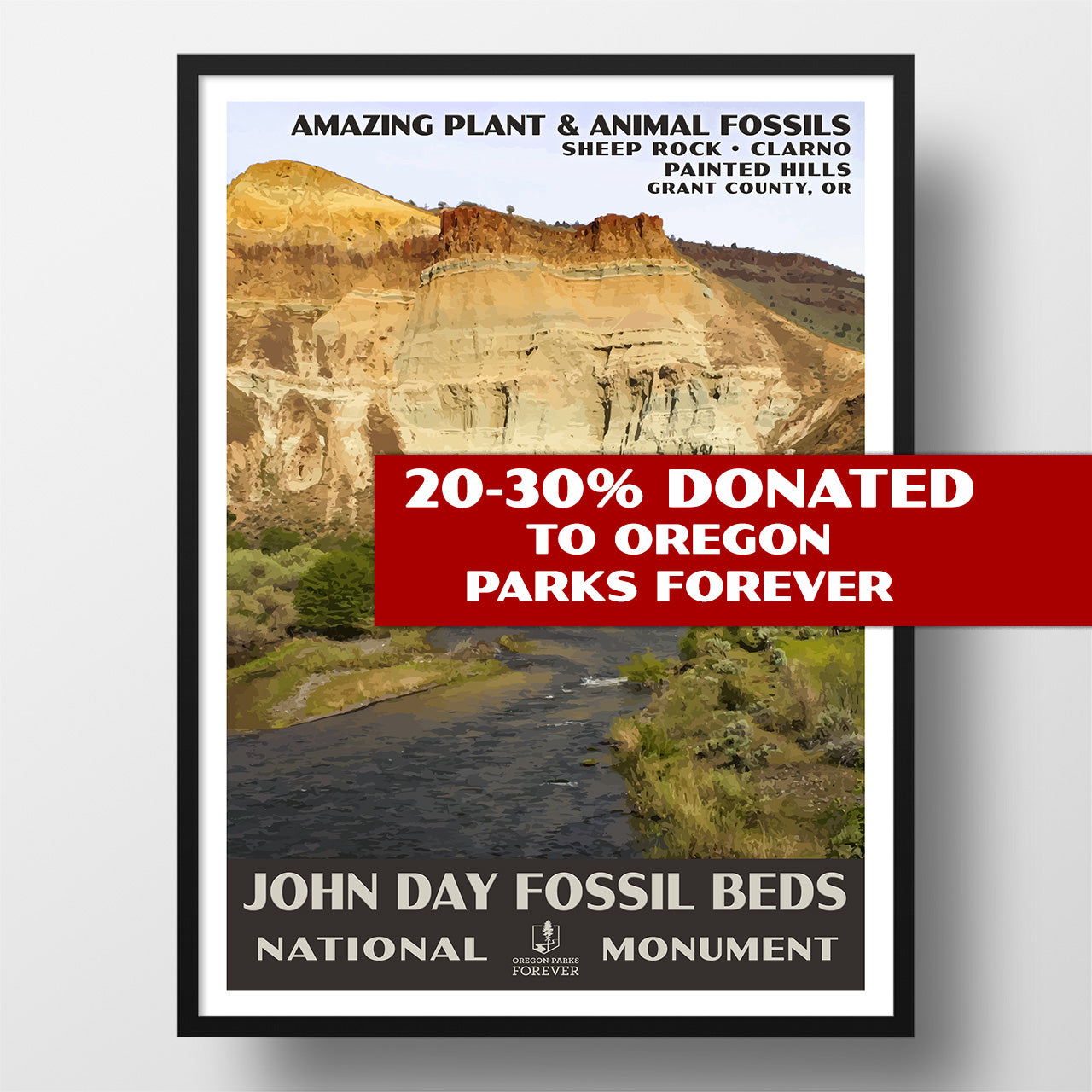 John Day Fossil Beds National Monument poster