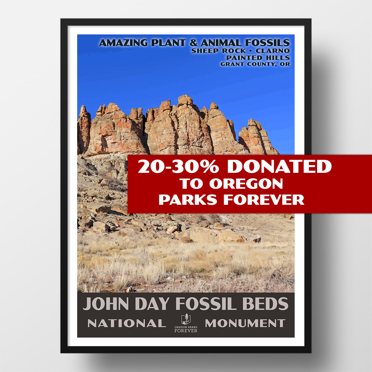 John Day Fossil Beds National Monument poster