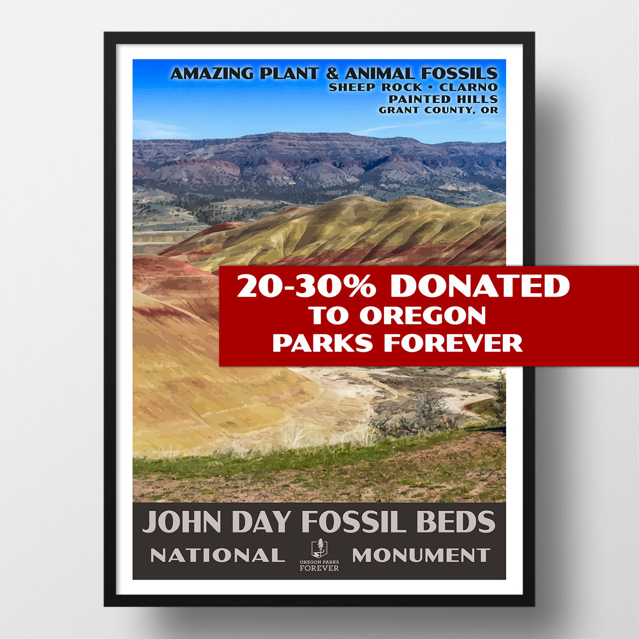 John Day Fossil Beds National Monument poster