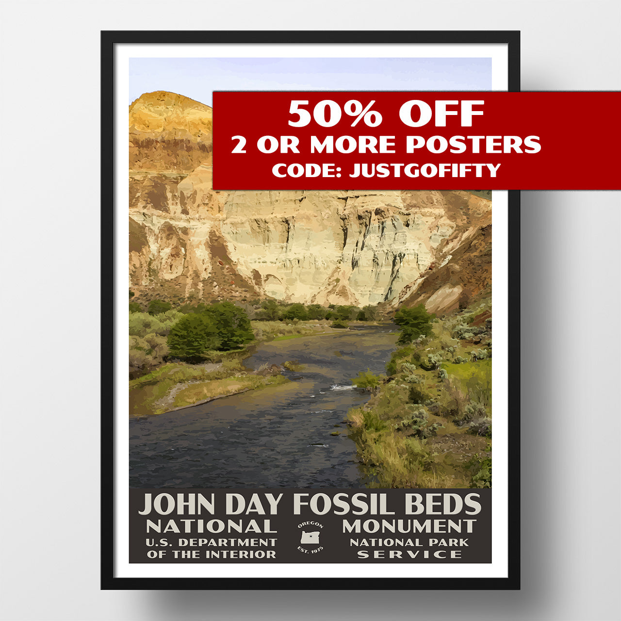 John Day Fossil Beds National Monument poster
