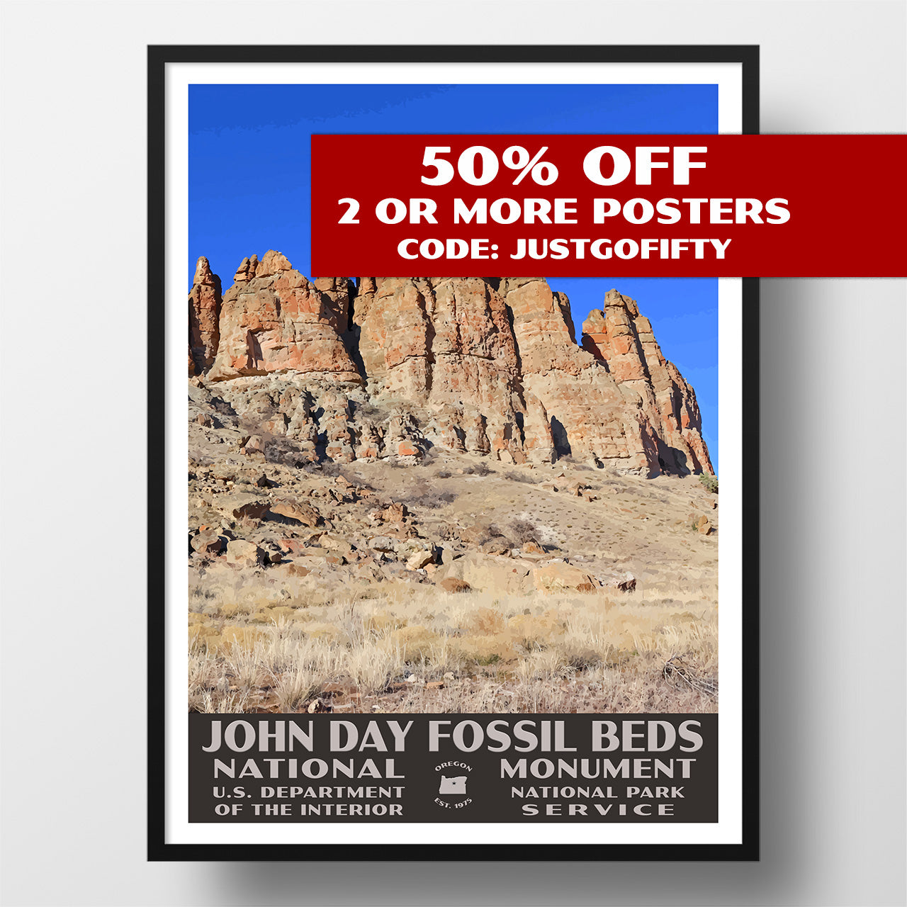 John Day Fossil Beds National Monument Poster