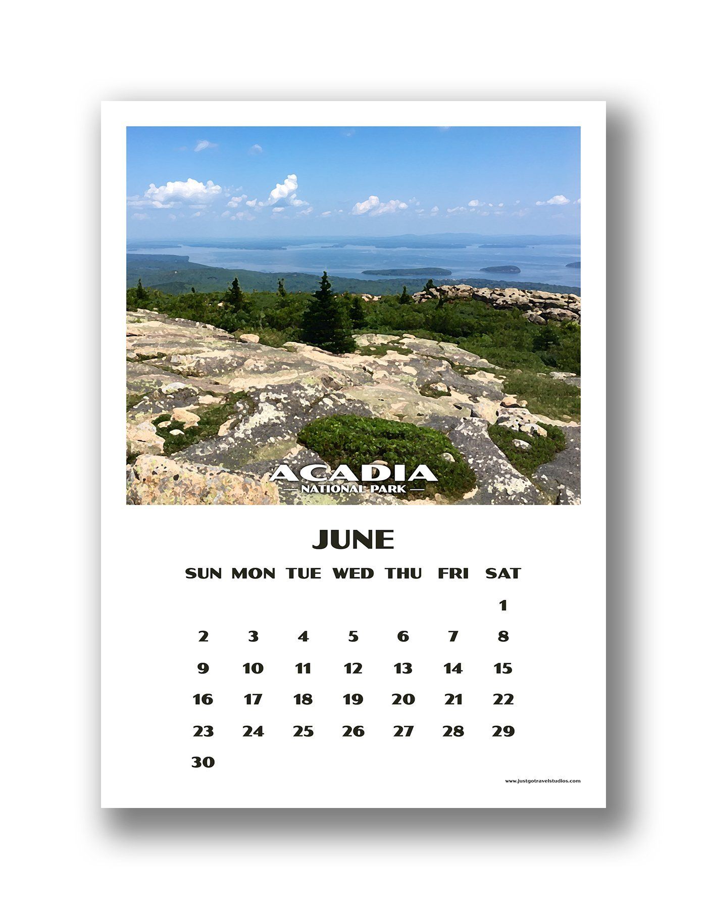 National Park Calendar (12 month) - 2019