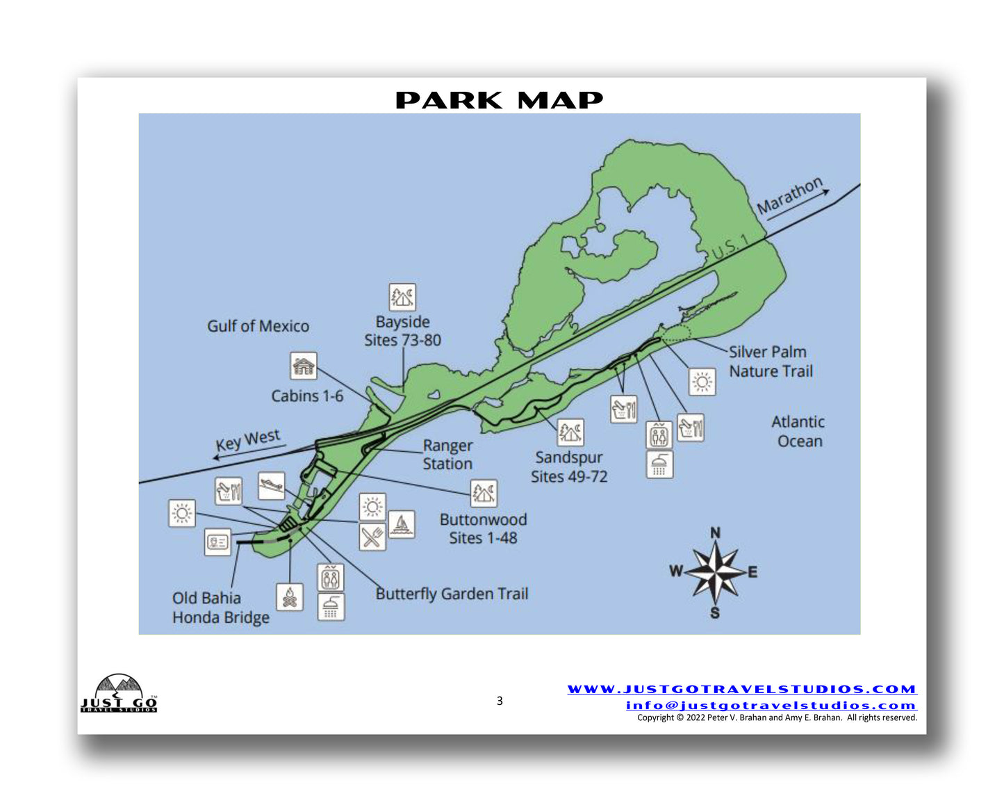 Bahia Honda State Park Itinerary (Digital Download)