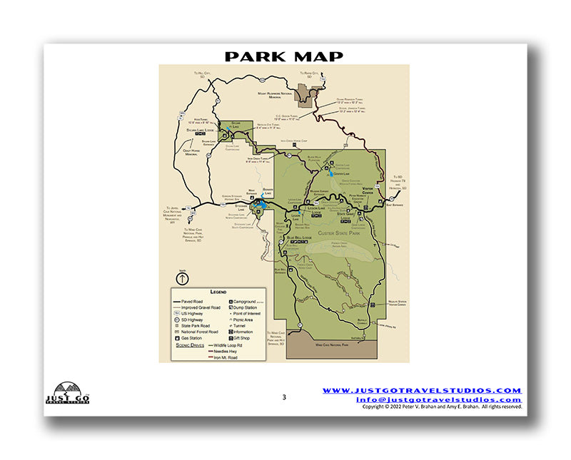 Custer State Park Itinerary (Digital Download)