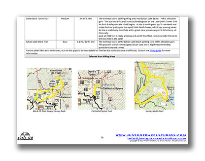 Custer State Park Itinerary (Digital Download)