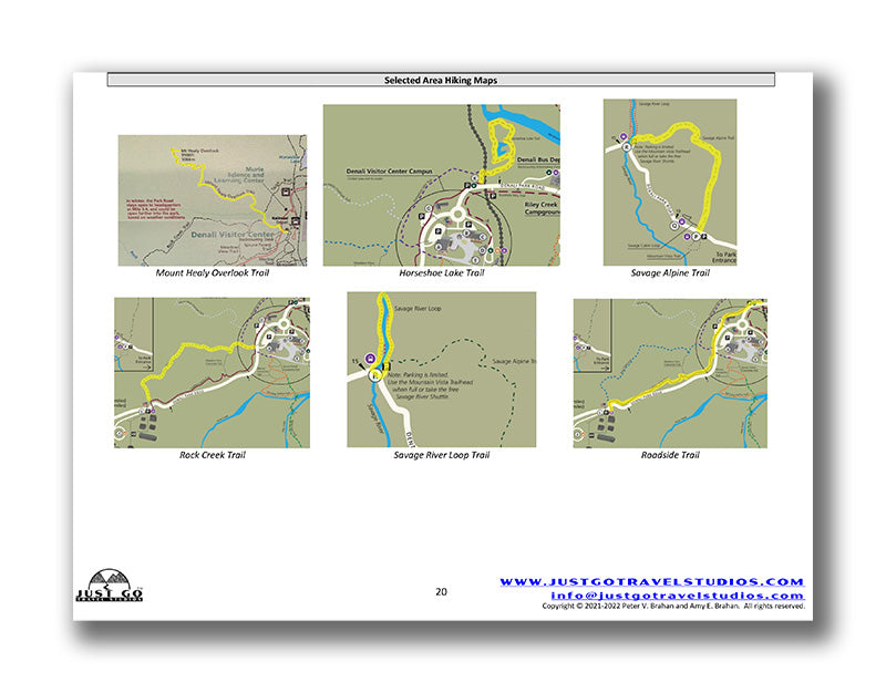 Denali National Park Itinerary (Digital Download)