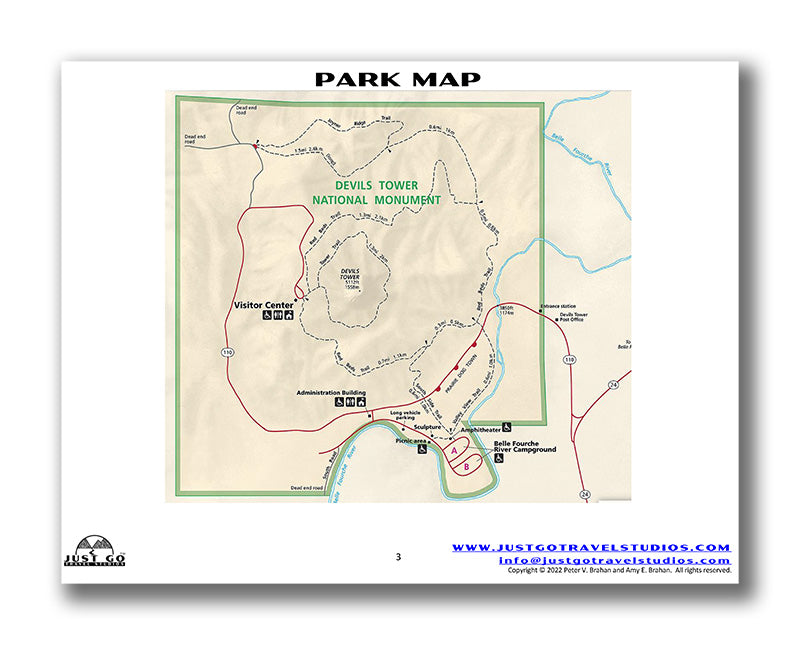 Devils Tower National Monument Itinerary (Digital Download)