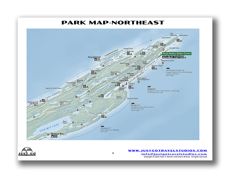 Isle Royale National Park Itinerary (Digital Download)