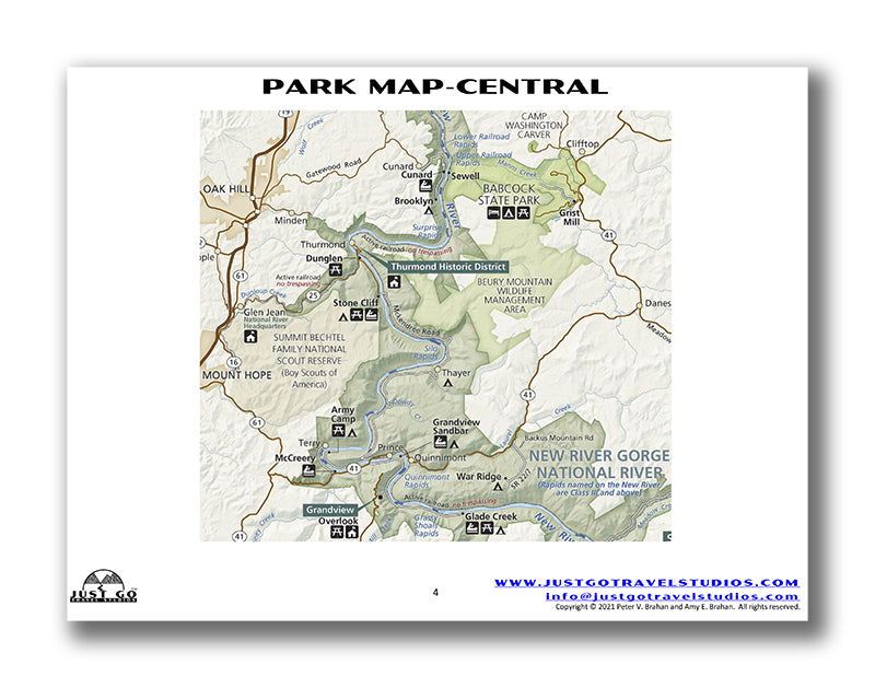 New River Gorge National Park Itinerary (Digital Download)