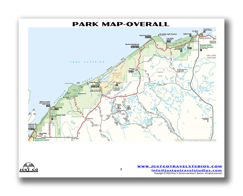 Pictured Rocks National Lakeshore Itinerary (Digital Download)