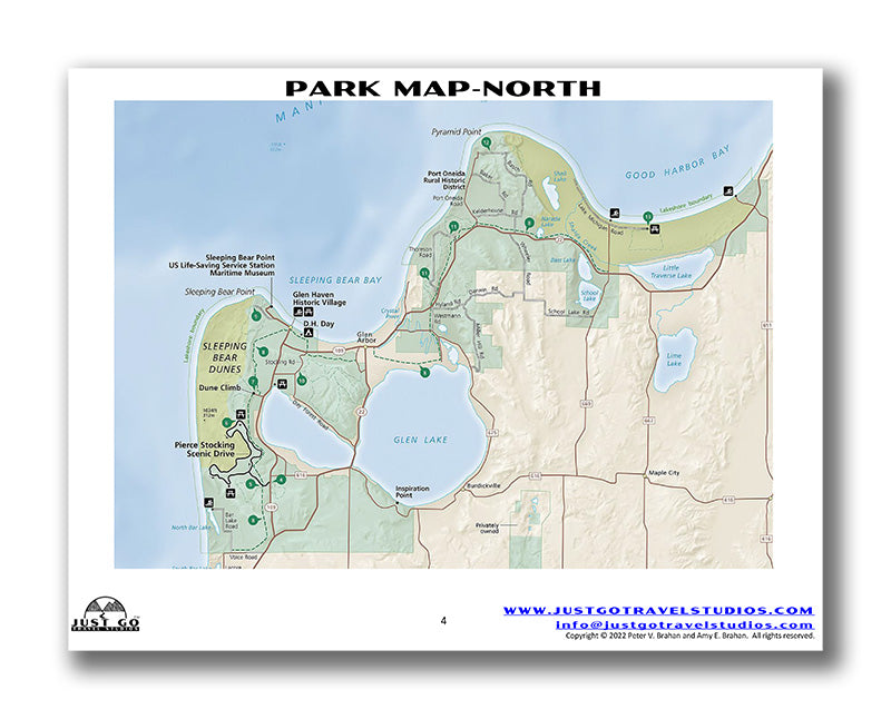 Sleeping Bear Dunes National Lakeshore Itinerary (Digital Download)