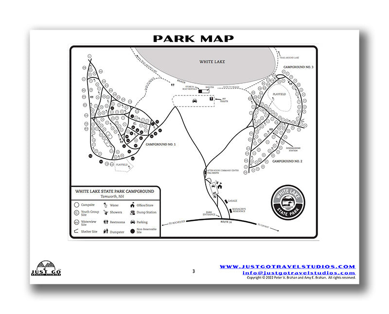White Lake State Park Itinerary (Digital Download)