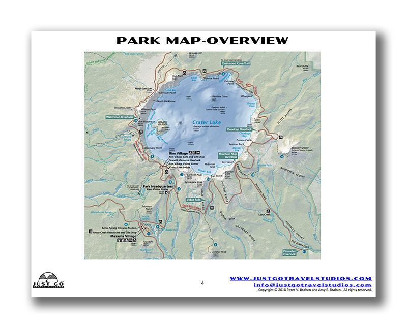 Crater Lake National Park Itinerary (Digital Download)