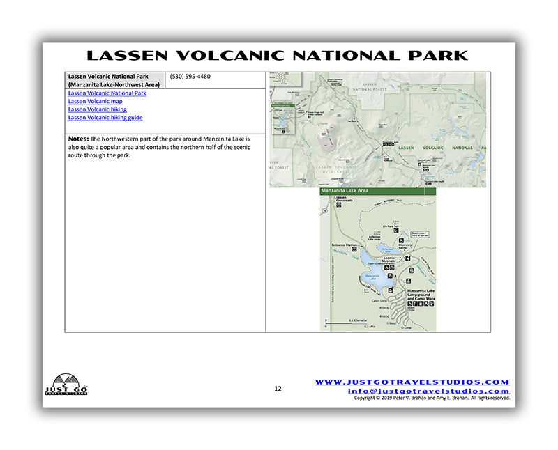 Lassen National Park Itinerary