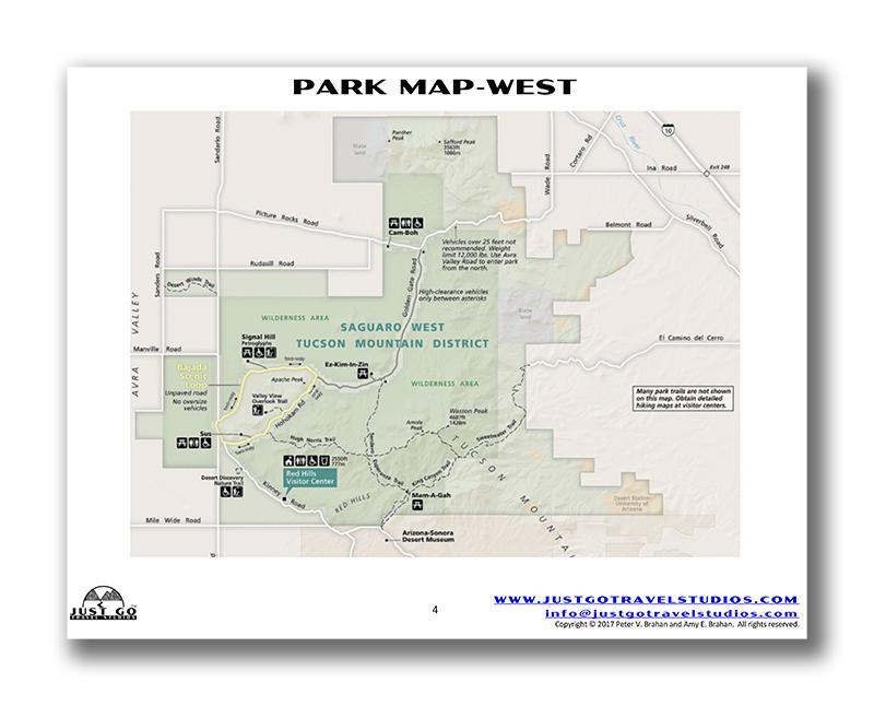 Saguaro National Park Itinerary (Digital Download)