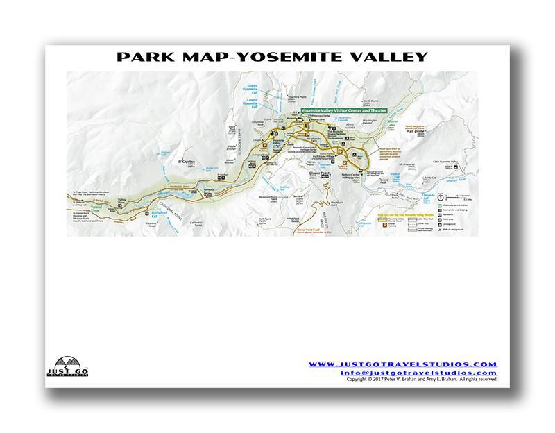 Yosemite National Park Itinerary (Digital Download)