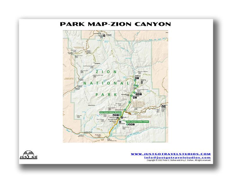 Zion National Park Itinerary (Digital Download)