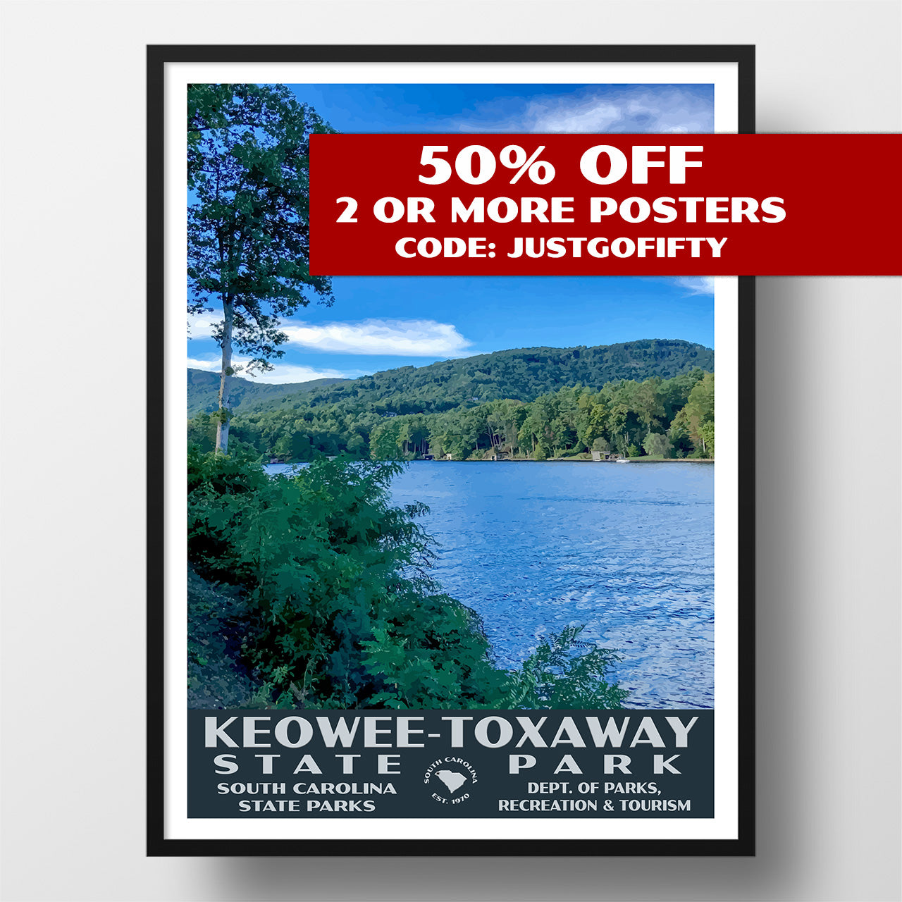 Keowee-Toxaway State Park poster