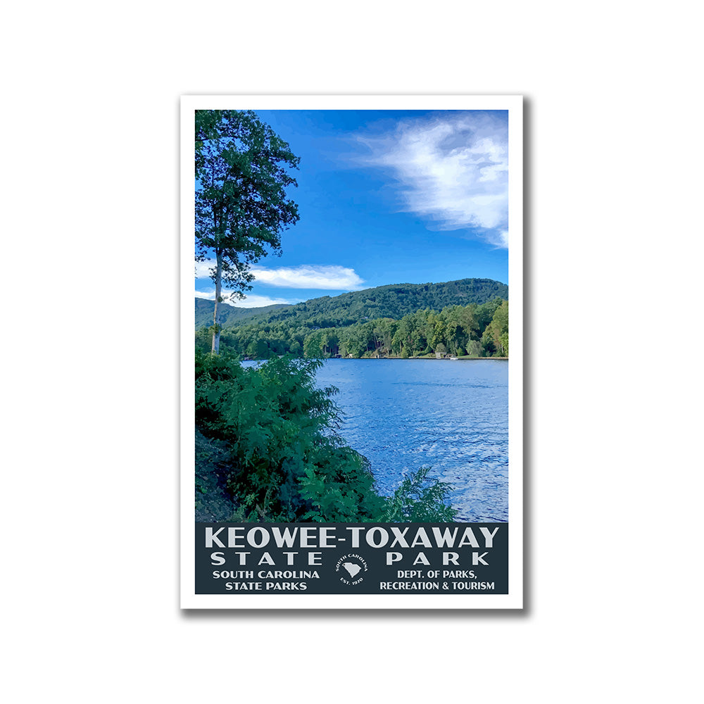 Keowee-Toxaway State Park Poster - WPA (Lake Toxaway)