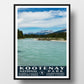 Kootenay National Park Poster-WPA (Kootenay River)