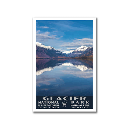 glacier national park poster lake mcdonald