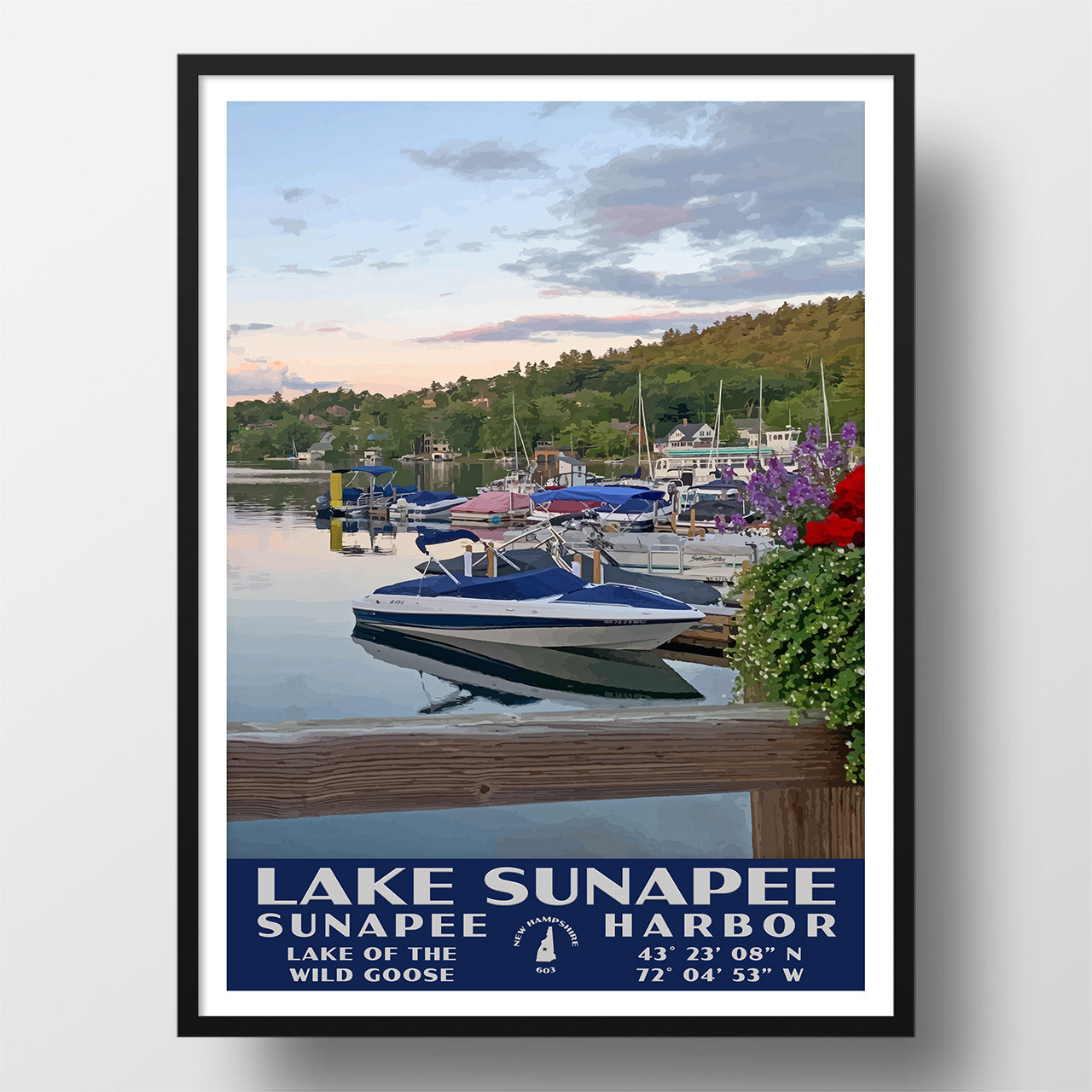 Lake Sunapee State Park Poster - WPA (Sunapee Harbor) – Just Go Travel ...