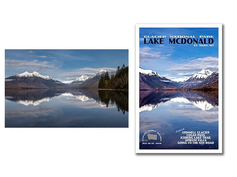 Custom National Park Poster / Custom Travel Poster (Reprint)