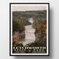 Letchworth State Park Poster - WPA (Inspiration Point Overhead)