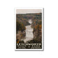 Letchworth State Park Poster - WPA (Inspiration Point Overhead)
