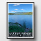 Little River State Park Poster - WPA (Waterbury Reservoir)