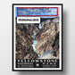 Yellowstone National Park Poster, personalized